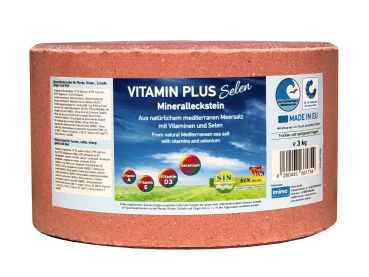 VitaminPlus Selen, Mineralleckstein, 3kg