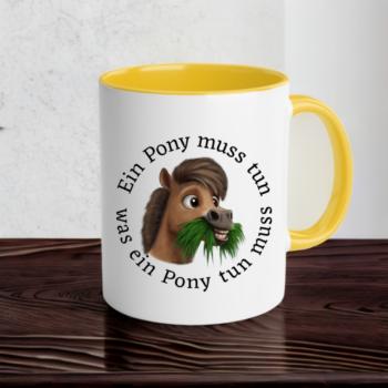 Pummelpony "Nimmersatt" Tasse