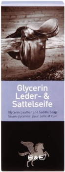 B&E Glycerin Leder- & Sattelseife Riegel