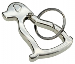 Schlüsselanhänger Metallkarabiner "Hund"