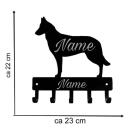 Leinenhaken Metall personalisierbar Malinois